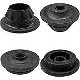 YoRise 4PCS Car Radiator Mount Bushing (4PCS) | Rubber Upper Lower Radiator Support Bracket Cushion, OEM#21507-4M400 21506-4M400 Car Replacement Accessories for Most Cars