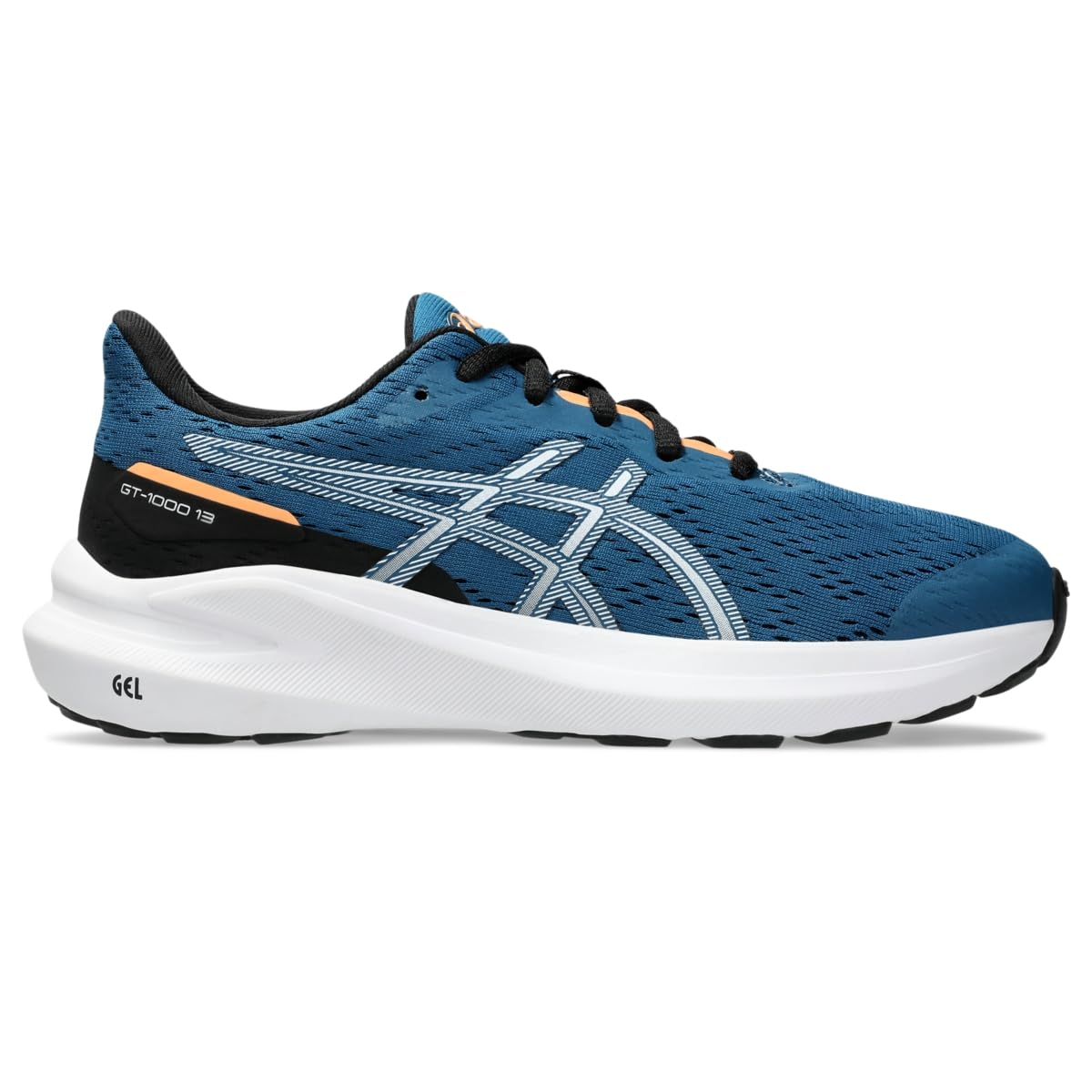Photo 1 of ASICS Kid's GT-1000 13 Pre-School Running Shoes, 2, Rich Navy/White