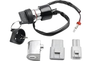 MAD HORNETS 2-Pin Ignition Switch Seat Lock Keys Assy Fit for CF Moto CF500 CF600 CF800 X5 X6 X8