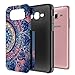 J2 Prime Case, Galaxy Grand Prime Case, Rosebono Hybrid Dual Layer Shockproof Hard Cover Graphic Fashion Colorful Silicone Case for Samsung Galaxy Grand Prime - Mandala