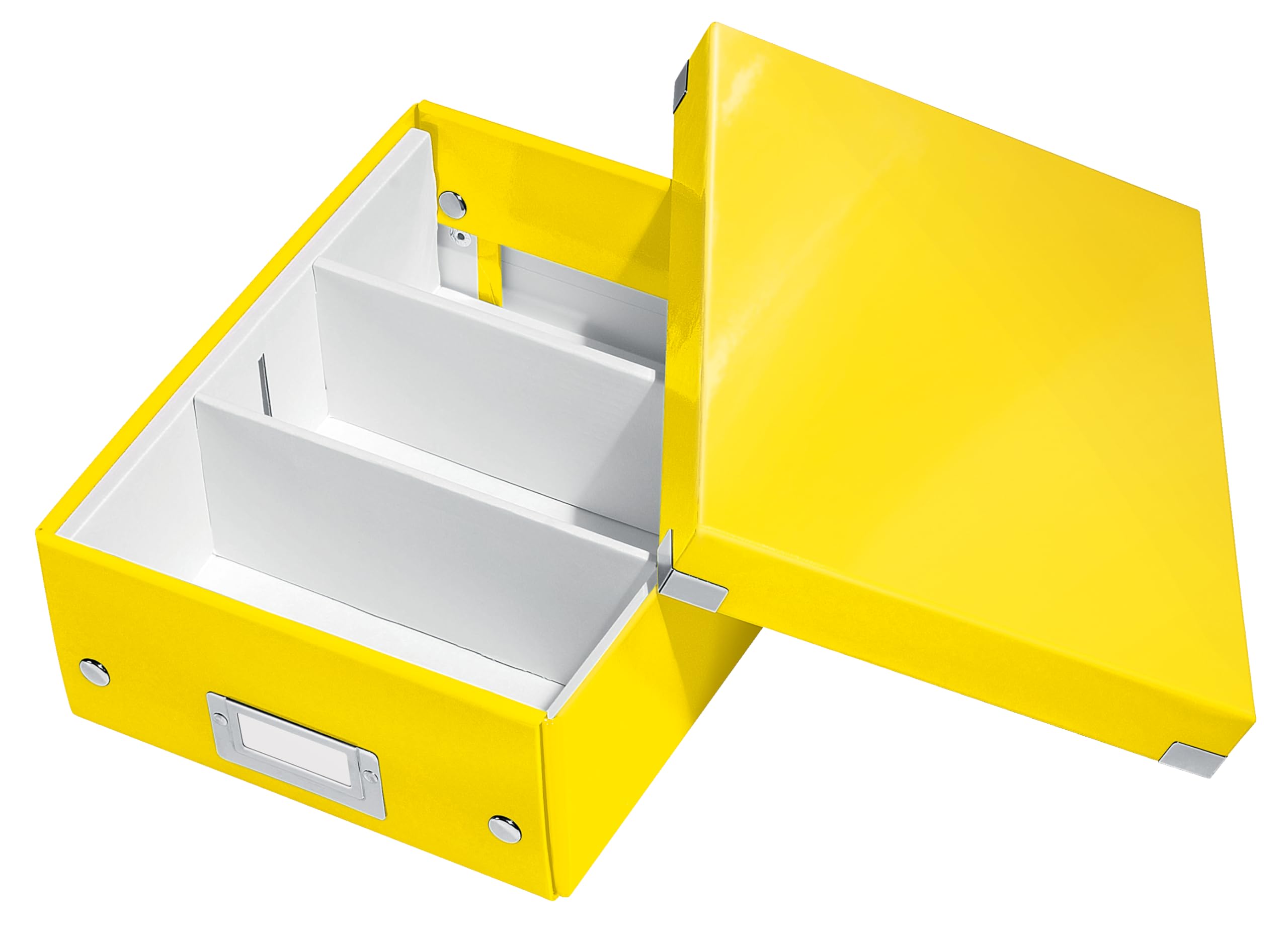 Leitz Organiser Box, Click and Store Range 60570016 - Small, Yellow