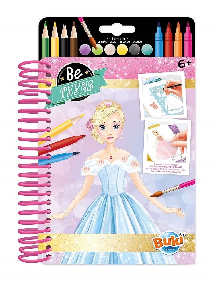 BUKI France CM101 Fashion Sketchbook-Princess Dresses