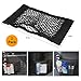 Trunk Storage Net, Yosoo 2 Pack Car Rear Trunk Back Seat Sticker Elastic Cargo String Net Mesh Storage Add On Organizers Bag Pocket Organizer