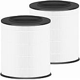 Hichoryer 12030 True HEPA Filter Replacement, Compatible with Clorox Medium Room Air Purifier 11030 & 11031,1,000 Sq. Ft. Capacity, 2Pack