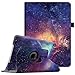 Fintie Case for iPad Air 2-360 Degree Rotating Stand Protective Case Smart Cover with Auto Sleep/Wake Feature for iPad Air 2, Galaxy