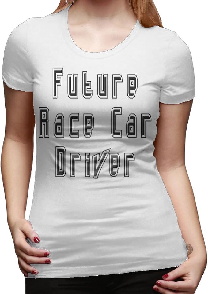 Future Race Car Driver Juniors TShirt White Clothing