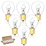 HINUAXBULB 6 Pack Lava Lamp Bulbs 25 Watt 120V S11