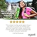 Organifi Glass Shaker Bottle - 18oz Borosilicate Glass - Strong, High Quality, and Thermal Resistant - Glass Protein Shaker