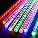 AGPtek 50cm 8 Tube 240 LEDs RGB Multi-color Meteor Shower Rain Lights Waterproof String for Wedding Party Christmas Xmas Decoration Tree
