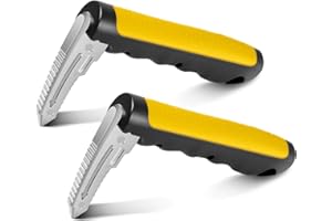 Kaiedos Car Door Handle for Elderly - 2025 New 3-in-1 Car Handle Assist, 2 Pack Auto Cane Portable Vehicle Support Handle Door Assist Bar, Max Load 500 Lbs, Anti-Slip Design (Yellow-2-Pack Car Handle)