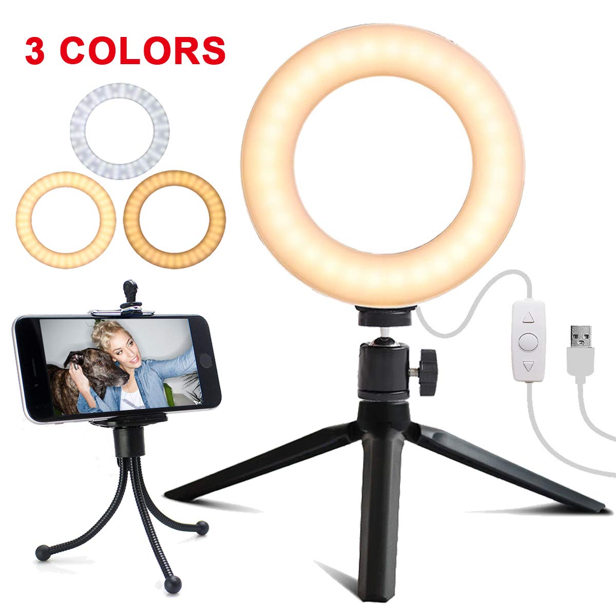 Aro De Luz Con Tripode Mpow Anillo De Luz Con Tru00edpode Y