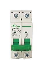 ZGLEDUN DC Miniature Circuit Breaker, 2 Pole 63