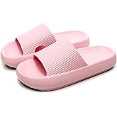 rosyclo Cloud Slippers for Women and Men, Pillow House Slippers Shower Shoes Indoor Slides Bathroom Sandals, Ultimate Comfort, Lightweight, Thick Sole, Non-Slip, Easy to Clean