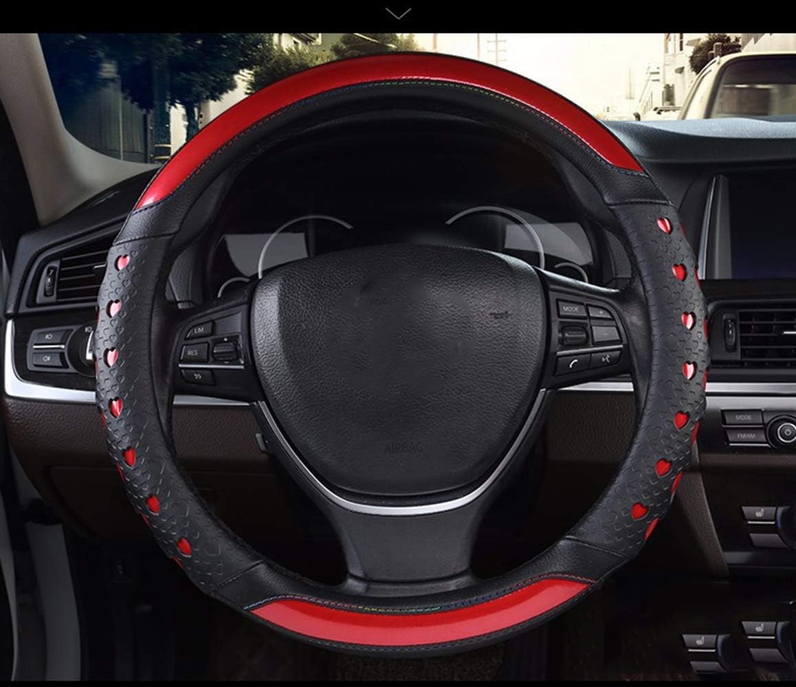 Car Steering Wheel Cover For Diameter Steering Wheel :37-39 Cm (14.5-15.3 Inch) Steering Wheels Fit For Small Car/SUV Etc,PURPLE