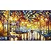 Kisstaker 40x27cm Rhinestone Cross-stitch Lighting Scene DIY Diamond Painting Kits Arts, Crafts & Sewing Cross Stitch