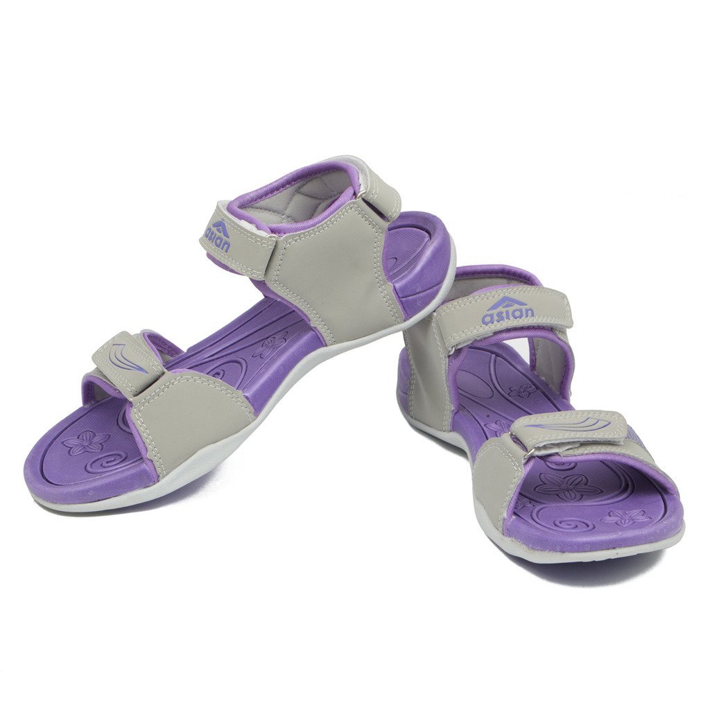 asian shoes ladies affair 02 light grey violet sandal