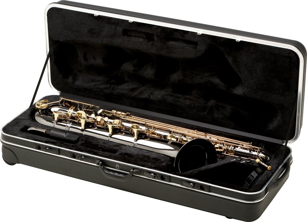 Allora Paris Series Professional Black Nickel Baritone Saxophone AABS955 Black Nickel Body