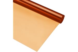 MECCANIXITY Lighting Gel Filter 15.7x19.7 Inch Dark Orange Color Correction Sheet for Photo Studio Red Head Light, Pack of 2