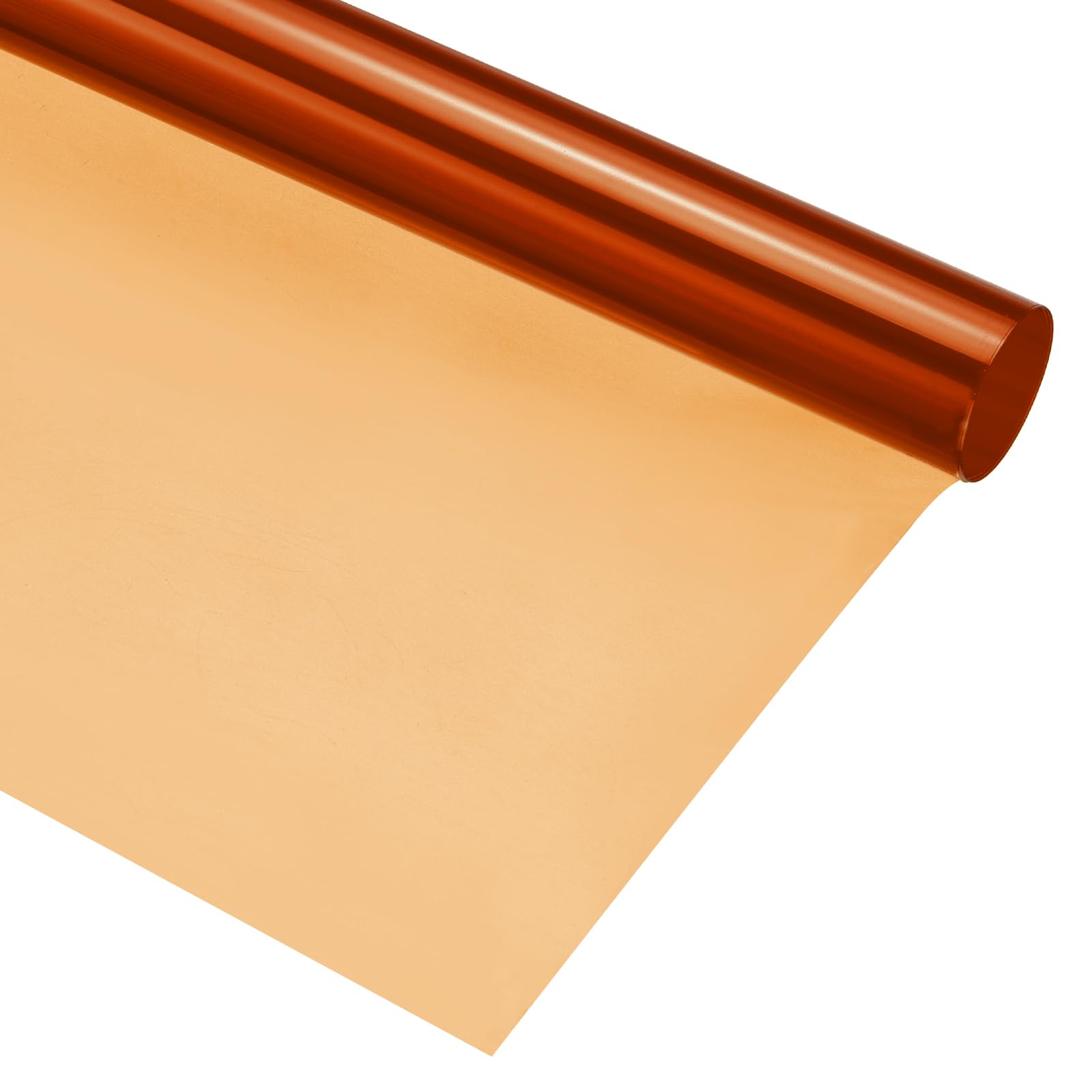 Photo 1 of MECCANIXITY Lighting Gel Filter 39.4x39.4 Inch Dark Orange Color Correction Sheet for Photo Studio Red Head Light, Pack of 2