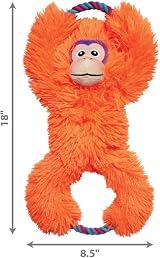 KONG Tuggz Monkey XL Dog Toy Multicolour with Rope Ends 23 x 11 x 42 cm view 4