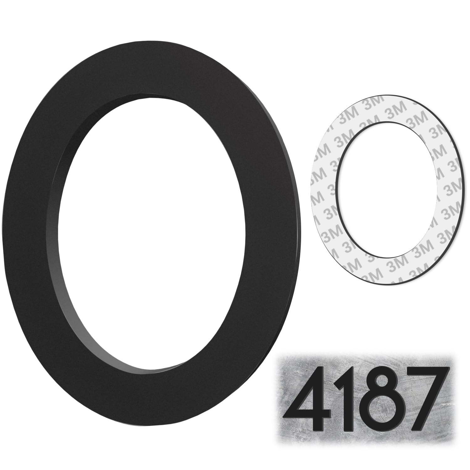 6 Inch House Numbers, Self-adhesive Mailbox Numbers