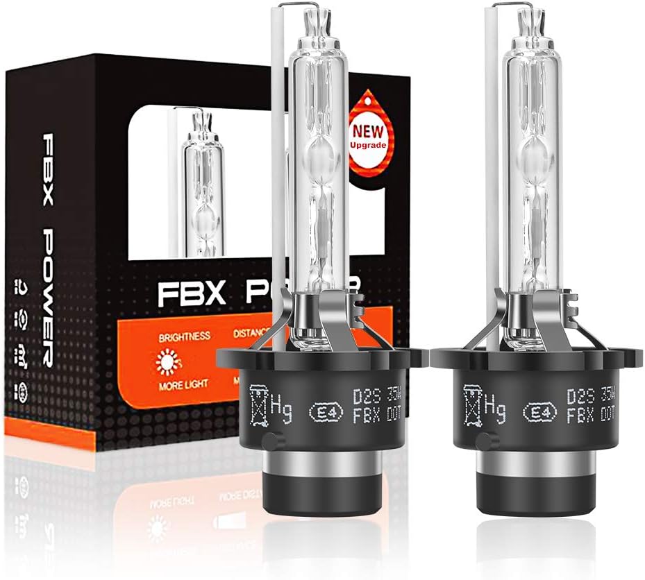 D2S Xenon Bulbs 6000K White 35W HID Headlight Direct Replacement 12V