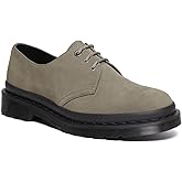 Dr. Martens Unisex 1461 3 Eye Shoe, Nickel Grey Milled Nubuck Wp, 6 US Women / 5 US Men