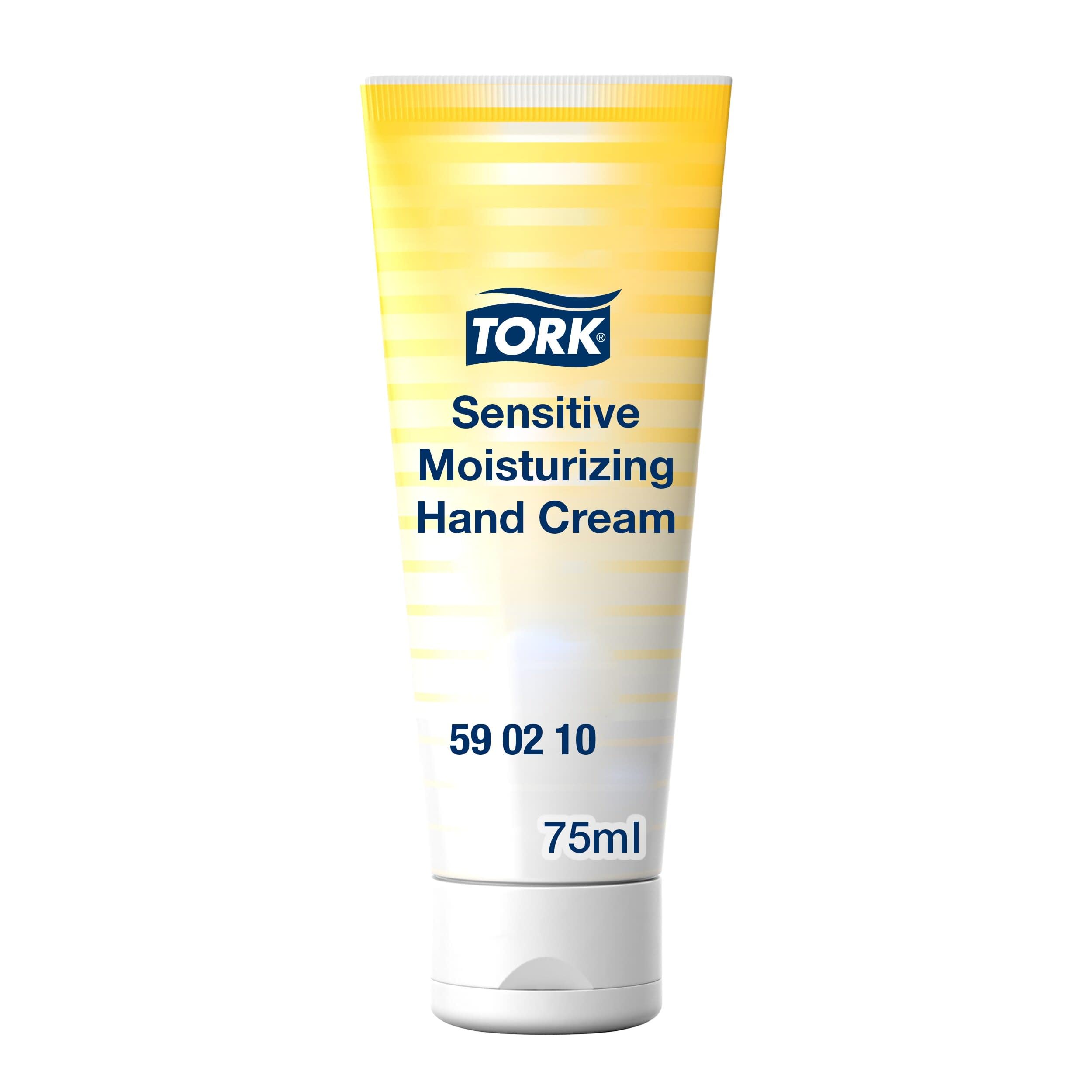 Tork Sensitive Moisturising Hand Cream, Non-Perfumed, 10 x 75ml, 590210