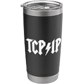 Funny Network Engineer Cybersecurity IT Support TCP IP Coder Stainless Steel Insulated Tumbler
