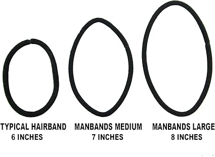 Amazon Com Manbands Large Sized Hair Ties For Men S Wrists 48