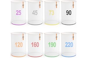 Zihvfzu 5-Gallon All-Mesh Strainer Bags 8-Pack Kit with Multi-Purpose Filter Sizes with 1 Premium Pressing Screen - Reusable Nylon Mesh Bags for Hydroponic Vegetables, Herbal Tea, and Ice Filtration