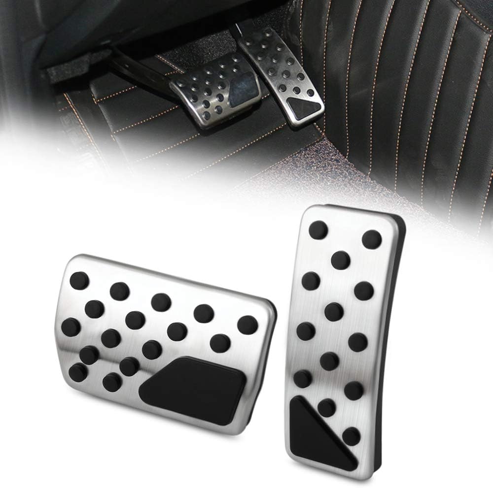 AndyGo Gas Brake Pedal Cover Set Fit Jeep Grand Cherokee Dodge Durango