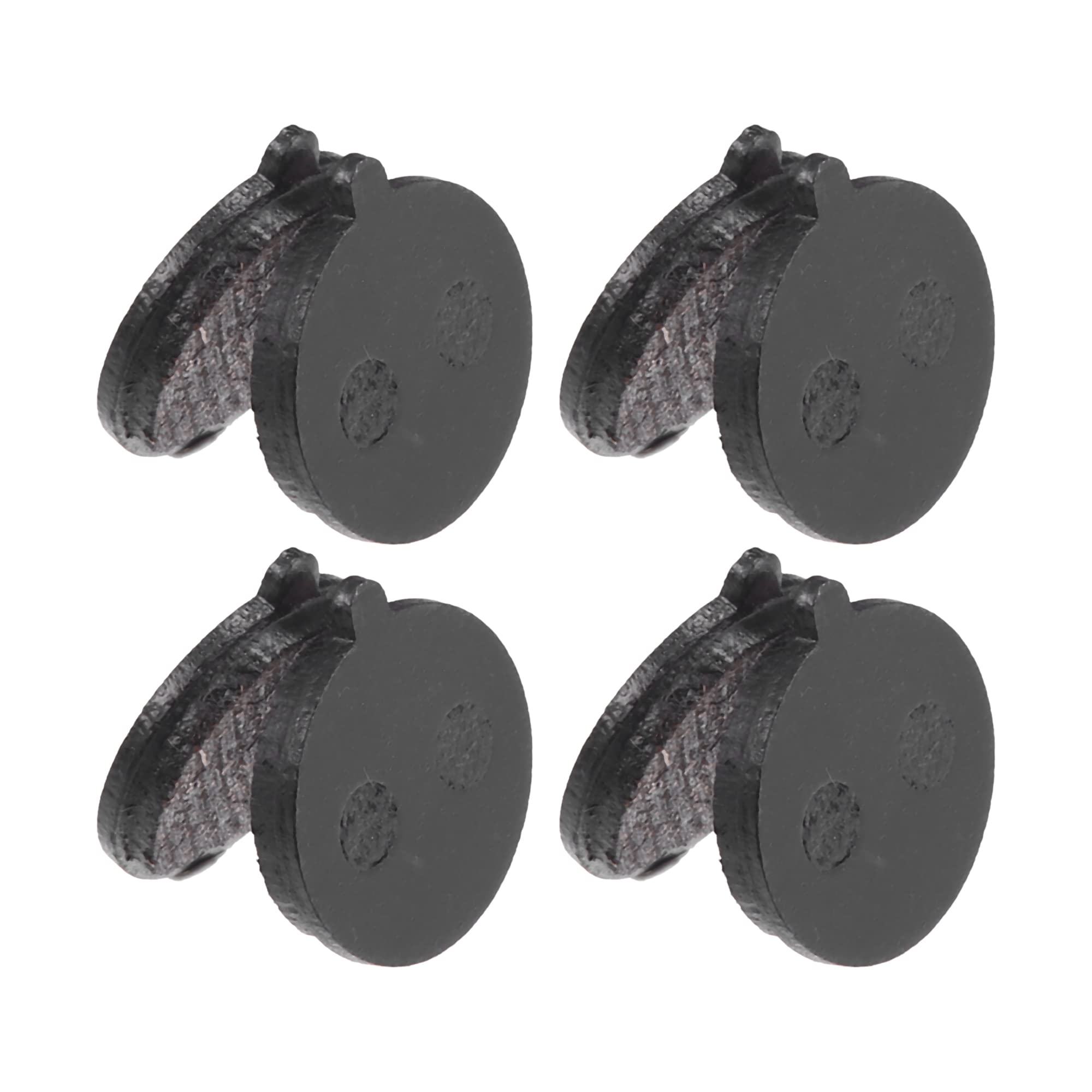 X AUTOHAUX 4 Pair Semi Metal Disc Bike Brake Pads for Bicycle Bike Cycle Black