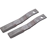 2 Replacement Bush Hog Rotary Cutter Blade 24.75" x 3.5" x 0.5" w/ 1.5" Hole CCW