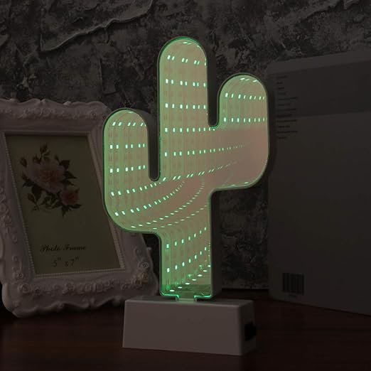 cactus luz nocturna led