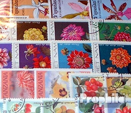Prophila Collection Motives 150 various Flowers and Plants stamps (Stamps for collectors) plants/mushrooms