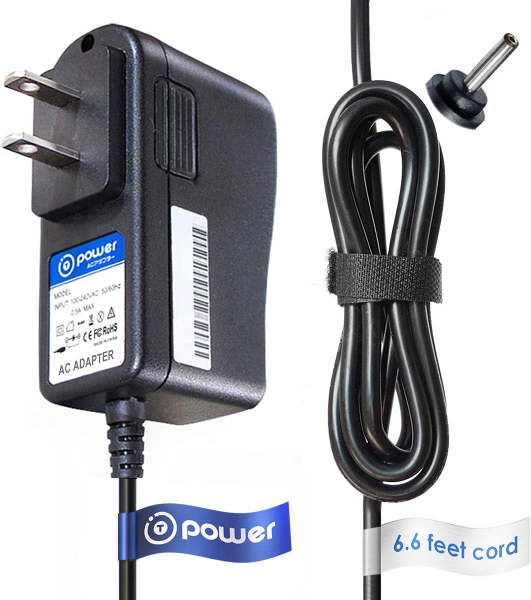 T-Power 6.6 feet Ac Adapter for HelloBaby Model: RJ-AS060600U003, 616404 O16, RJAS060600U003 Wireless Audio Video Baby Monitor Security Camera Power Supply Charger