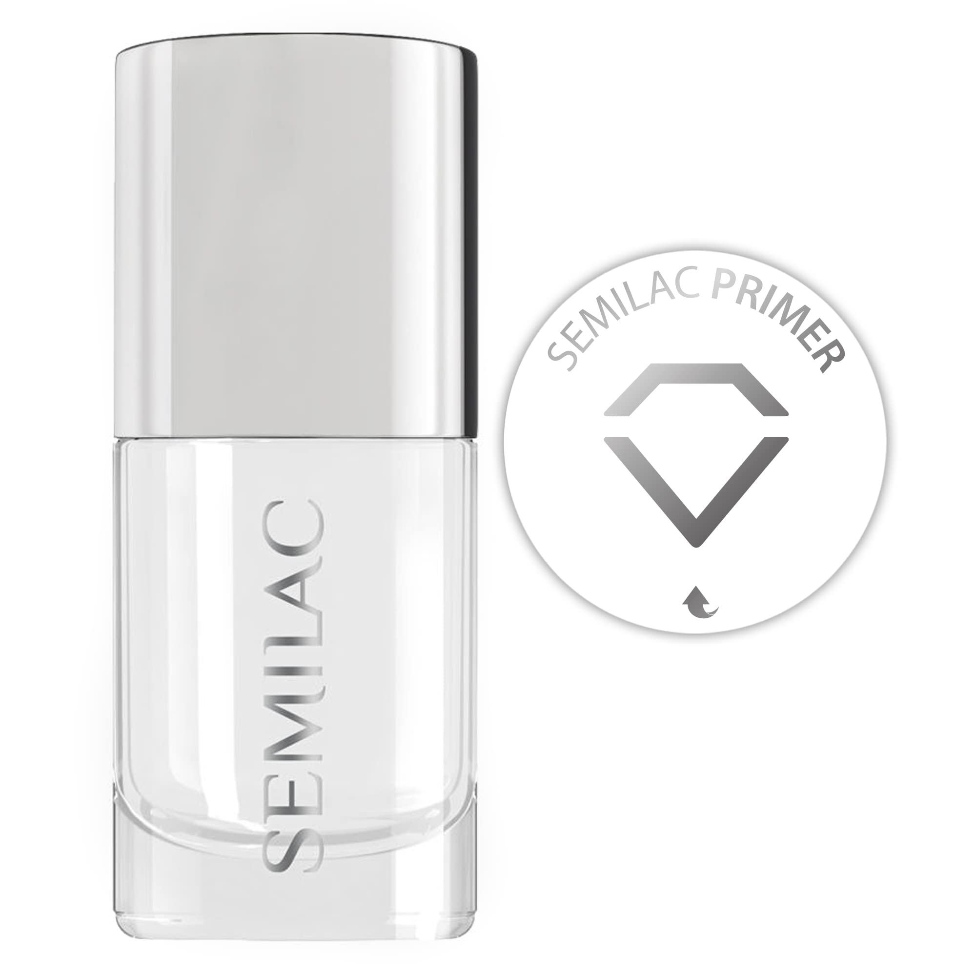 Semilac Acid Primer For Gel Nail Polish & Acrylic Nails. Professional Grade Degreaser For Nails For The Perfect Manicure or Pedicure. Easy To Apply. 7ml