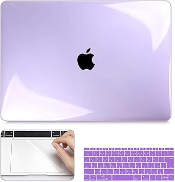 Amazon Cisoo Macbook 12インチ ハードケース パープル 透明 Macbookケース A1534対応 シェルカバー 薄型 軽量 耐衝撃 日本語キーボードカバー Jis配列 トラックパッド フィルム プロテクター 防塵プラグ付き Cisoo キーボードカバー 通販