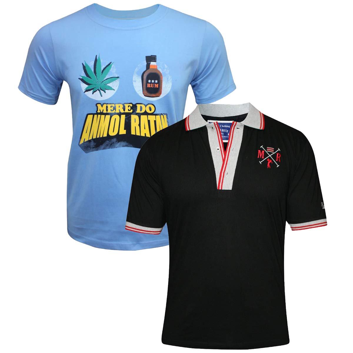 Buy Gospel Men Quirky Slogan TShirt Combo (Collared Neck Half Sleeve