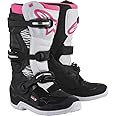 Alpinestars womens Black/White/Pink Tech 3 Stella Boots Black White Pink Sz 08, Multi, 8 US