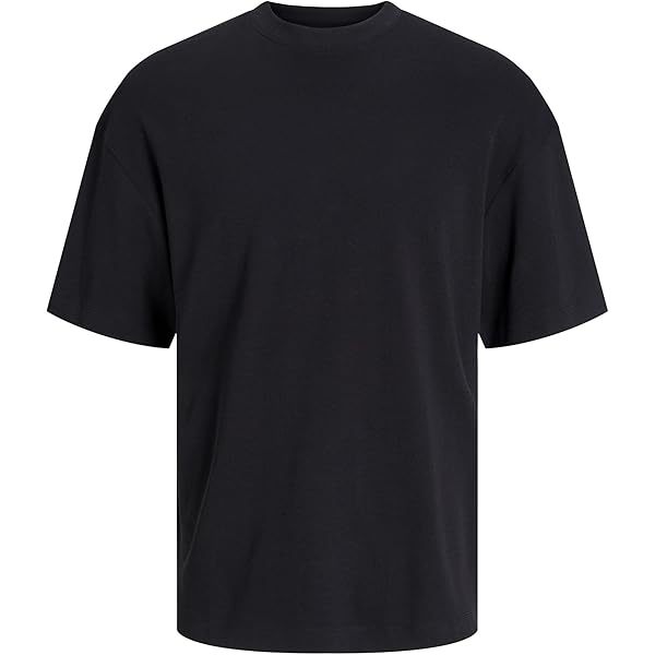 Camiseta Básica Jack & Jones Jorfrederiksberg Para Hombre - Corte Holgado Plus, Manga Corta, Estampado Suave, Cuello Redondo, Tejido Peinado Elástico