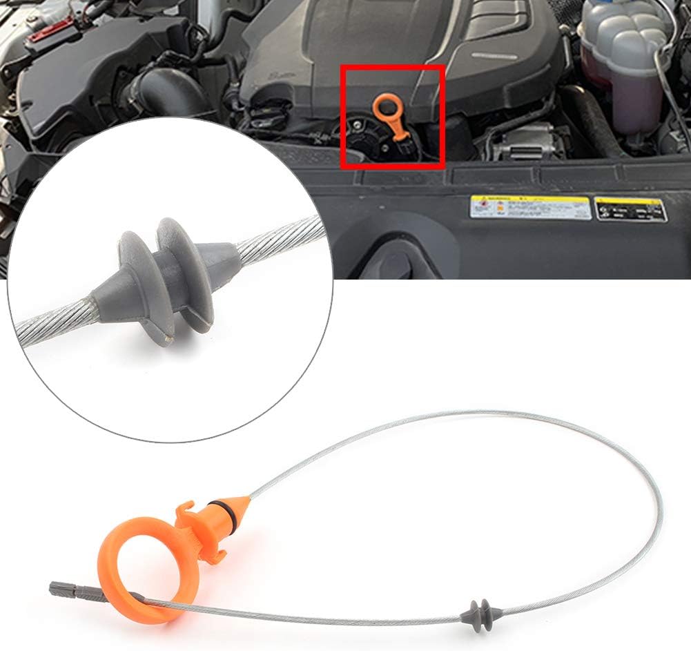 Three T Car Engine Oil Level Dipstick Compatible with Volkswagen Beetle 2.5L 5 Cyl