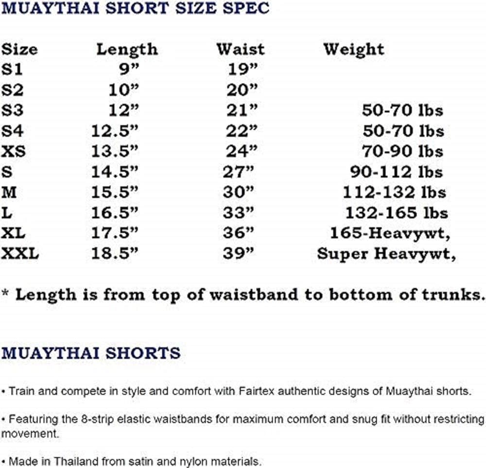 Fairtex Muay Thai Boxing Shorts Traditional Styles : Clothing