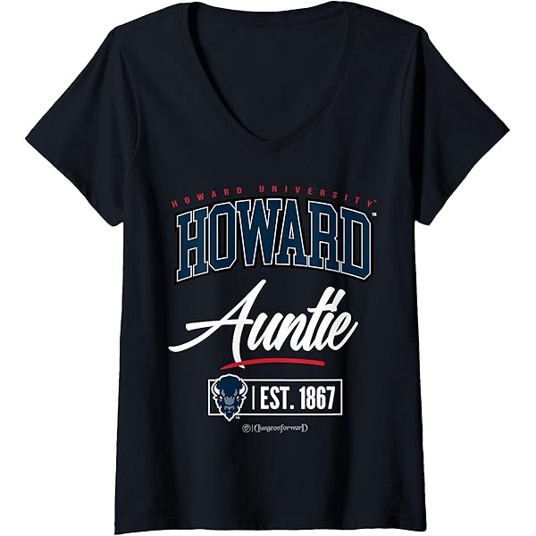 Amazon.com: Howard University - HU HBCU Auntie T-Shirt : Clothing