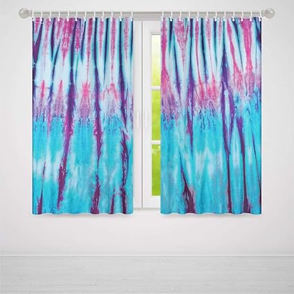 Amazon Com Yoliyana Door Curtain Tie Dye Decor For Living Room