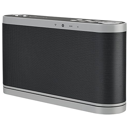 iLive (ISWF576B) Wireless Multi-Room Wi-Fi Speaker, Rechargeable Lithium Ion Battery, Black