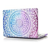 iCasso Macbook Pro 13 inch Case Art Printing Hard Shell Plastic Protective Case Cover For Apple Laptop Macbook Pro 13 Inch with CD-ROM Drive Model A1278 -Purple Medallion