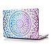 iCasso Macbook Pro 13 Inch Case Art Printing Matte Hard Shell Plastic Protective Cover For Macbook Pro 13 Inch With CD-ROM Model A1278 -Purple Medallion)
