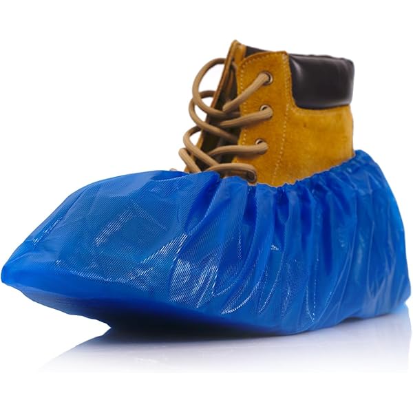 Waterproof Shoe Covers 40 Pairs Slip-Resistant For Construction
